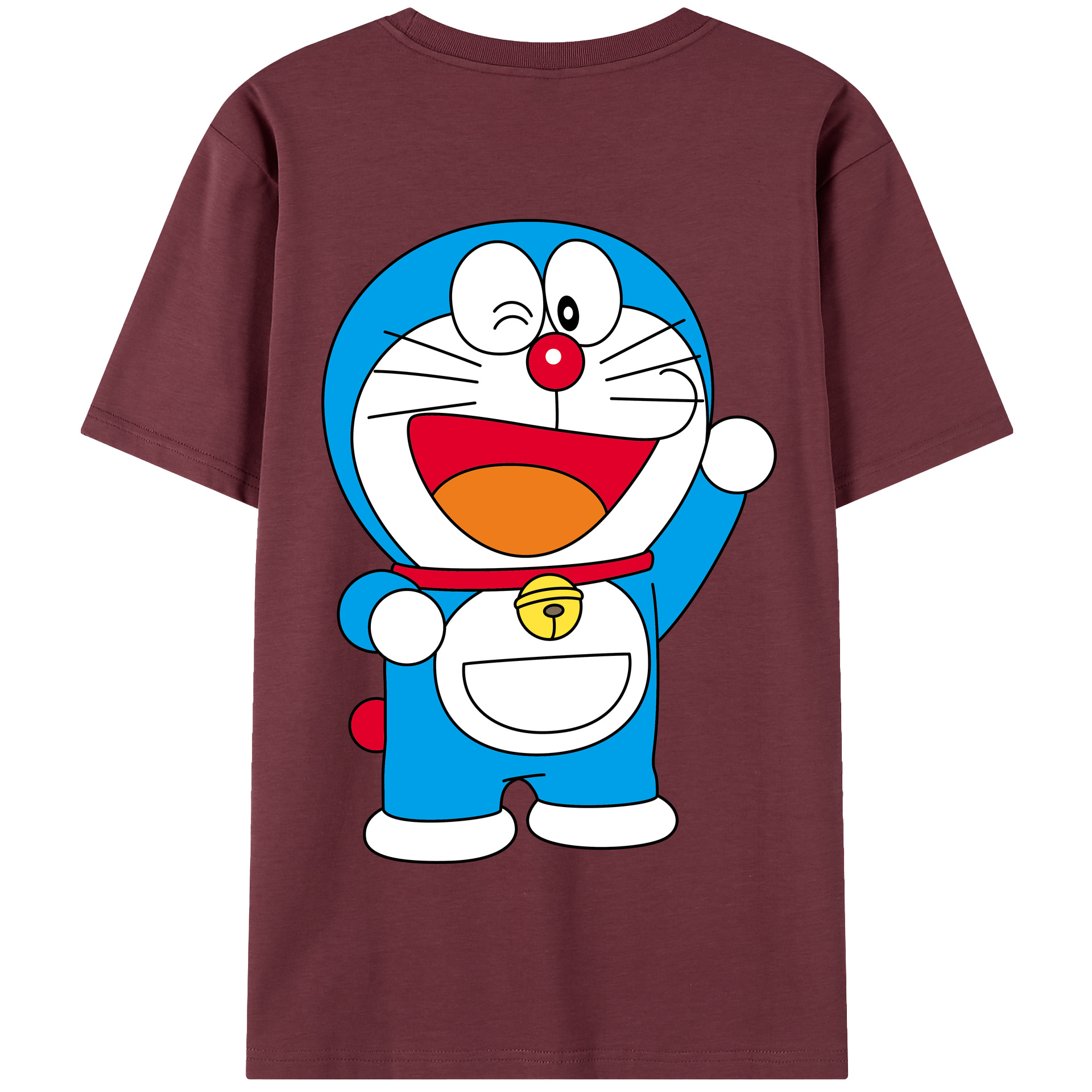 （画像用） ドラえもん Doraemon 綿100％半袖Tシャツ（背面プリント）